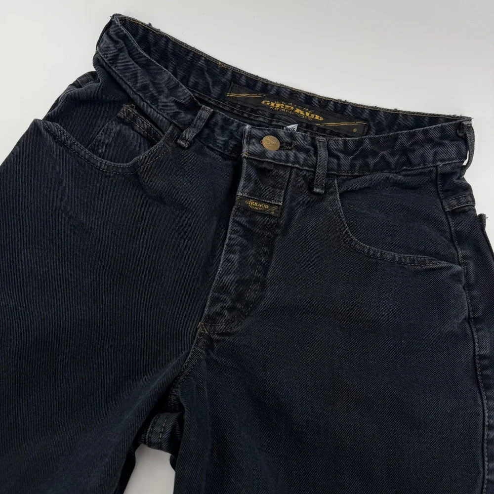 Marithe Francois Girbaud Jeans Women 9/10 (27x30) Black VTG High Rise Tapered